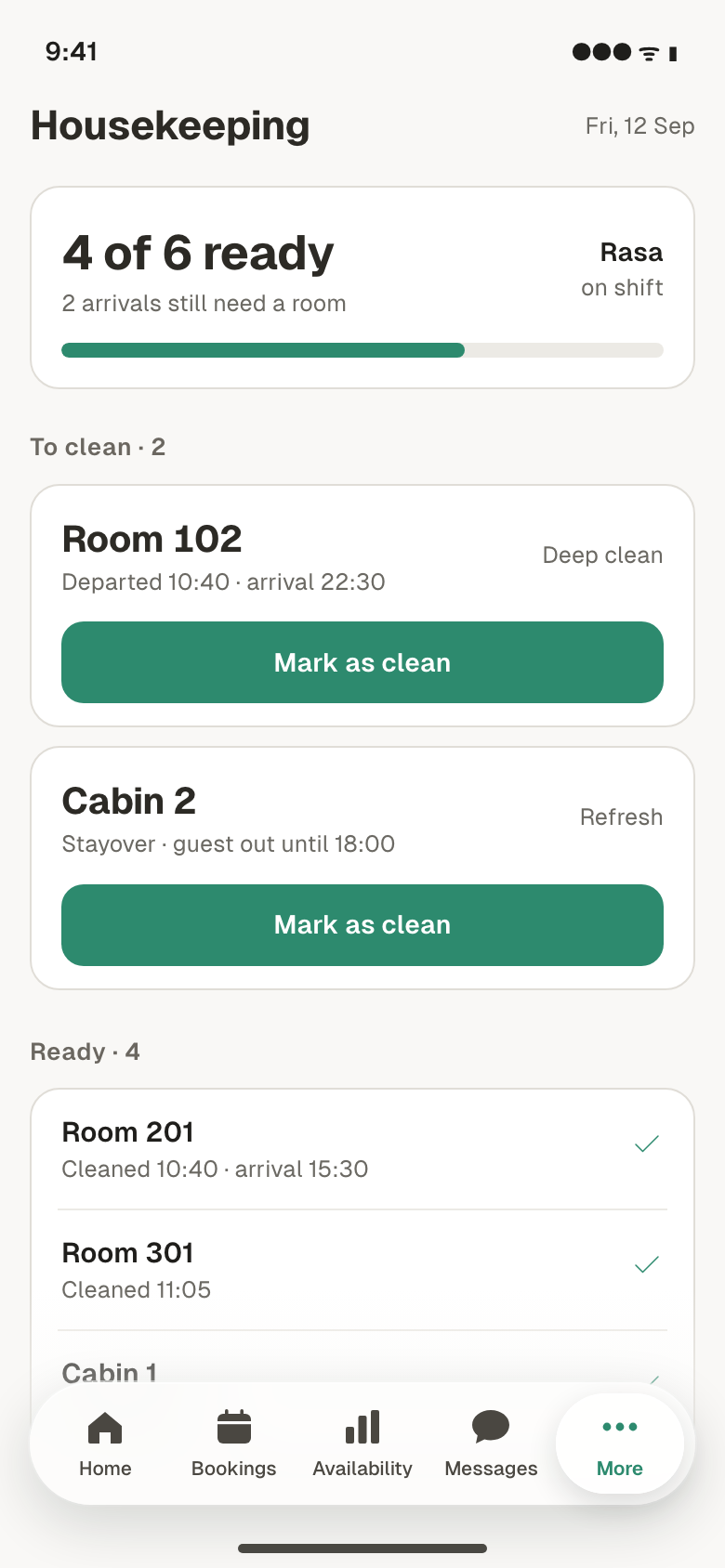 Housekeeping